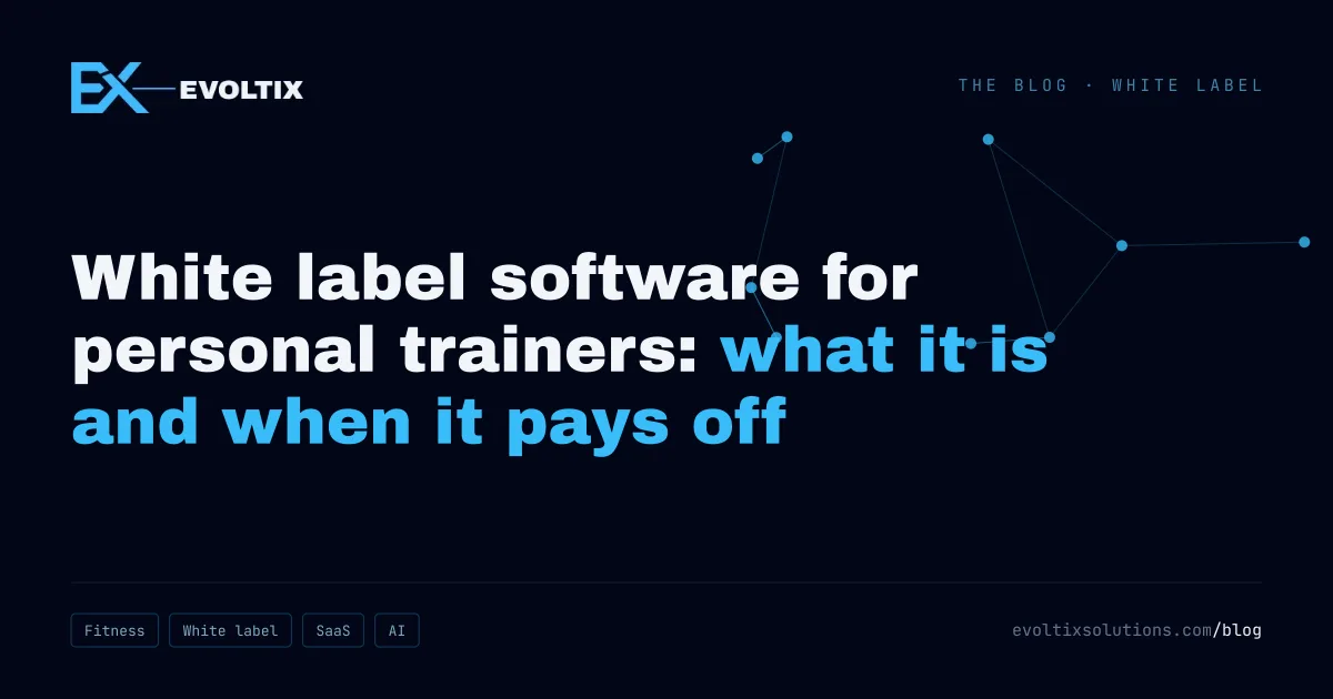 Cover: White label software for personal trainers